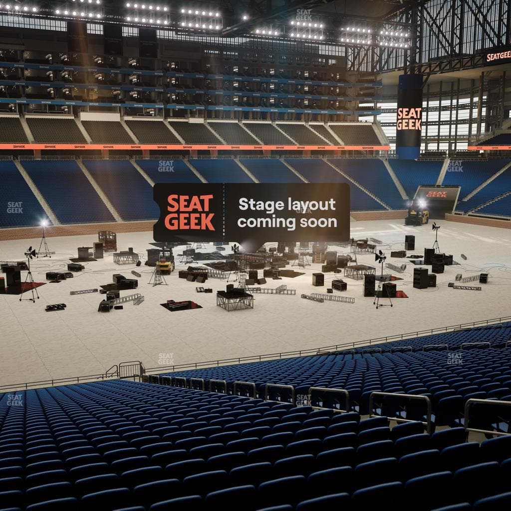 Ford Field - Section 124 Seat View