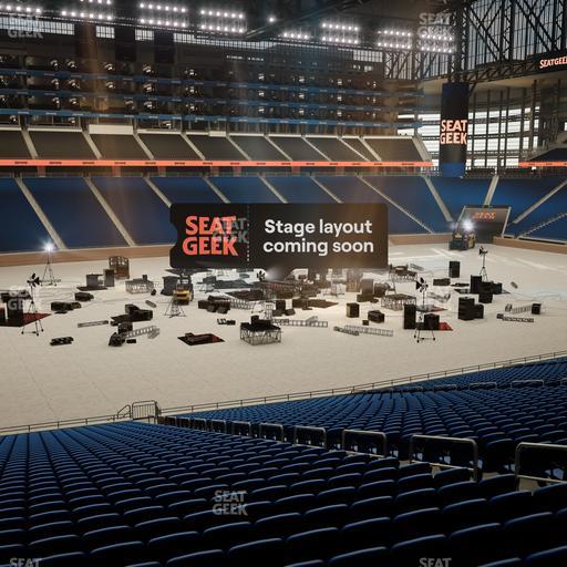 Ford Field - Section 124 Seat View