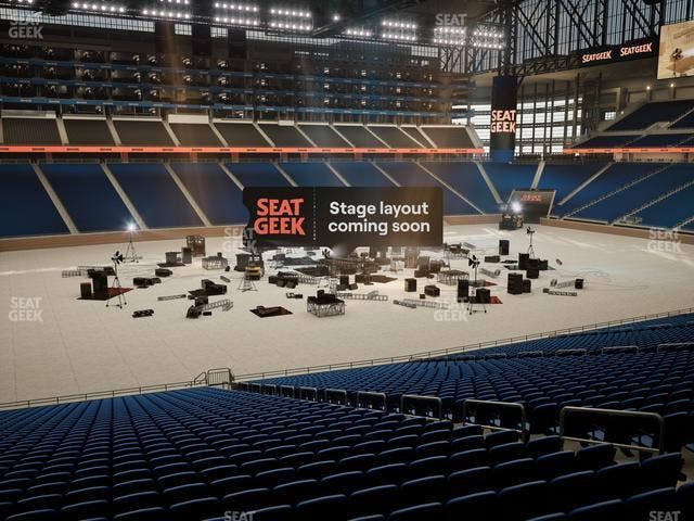 Ford Field - Section 124 Seat View