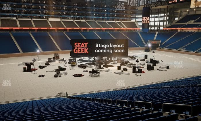 Ford Field - Section 124 Seat View