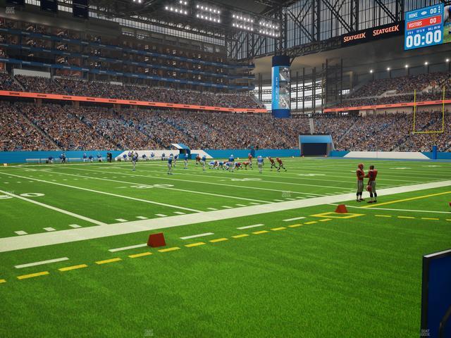 Ford Field - Section 124 Seat View