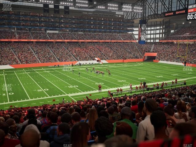 Ford Field - Section 124 Seat View
