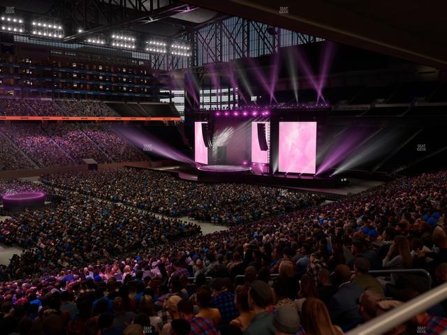 Ford Field - Section 124 Seat View