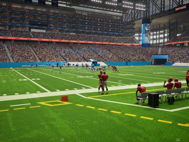 Ford Field - Section 125 Seat View