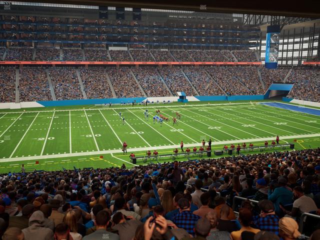 Ford Field - Section 125 Seat View