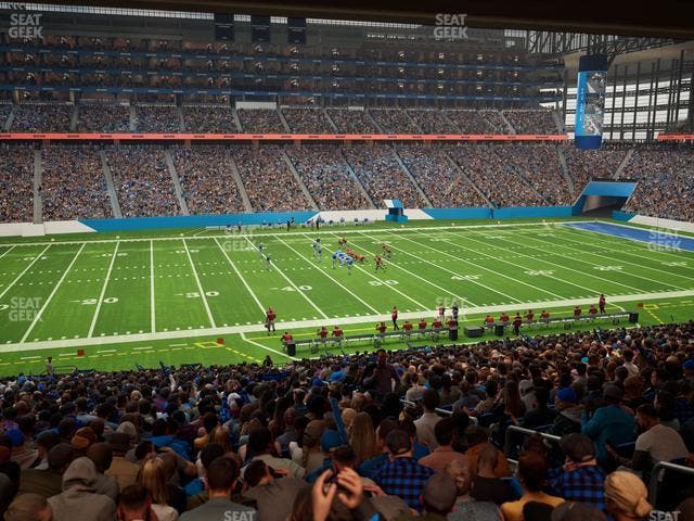 Ford Field - Section 125 Seat View
