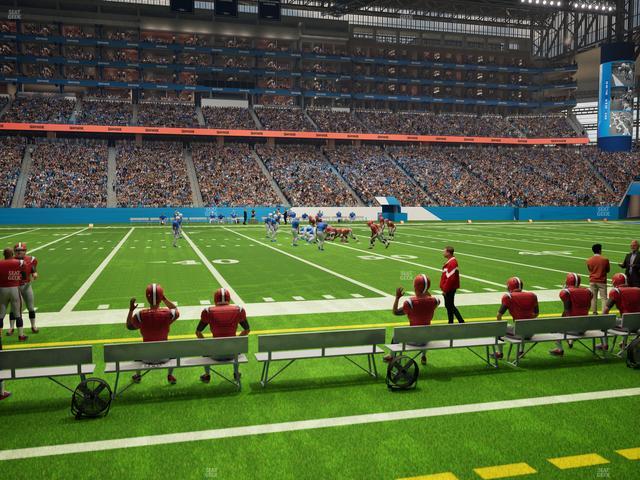 Ford Field - Section 126 Seat View