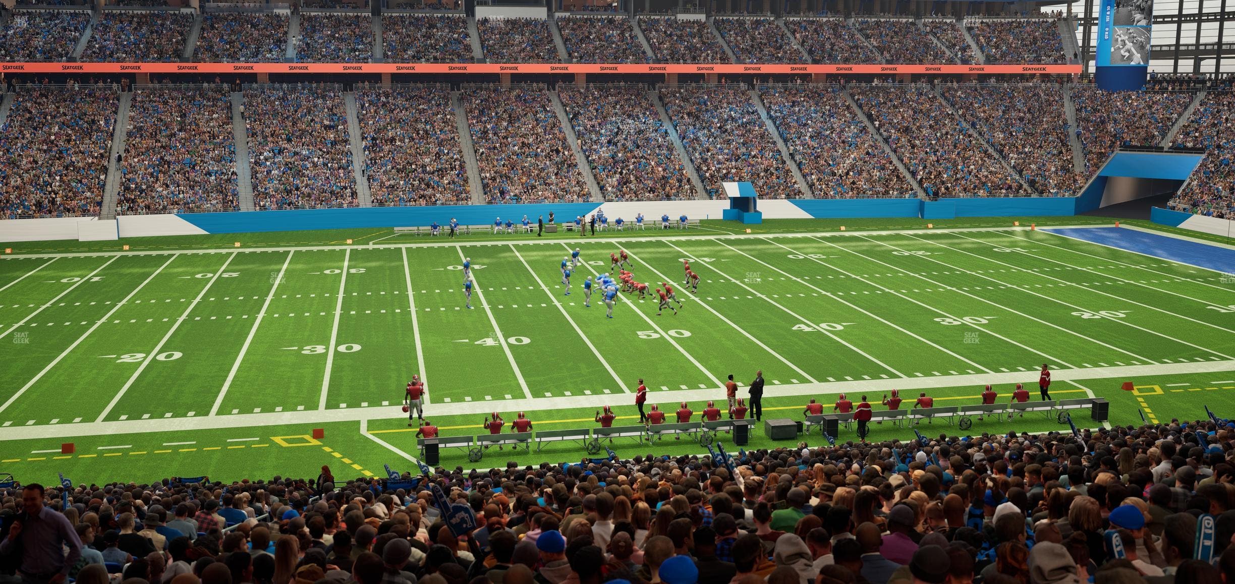 Ford Field - Section 126 Seat View