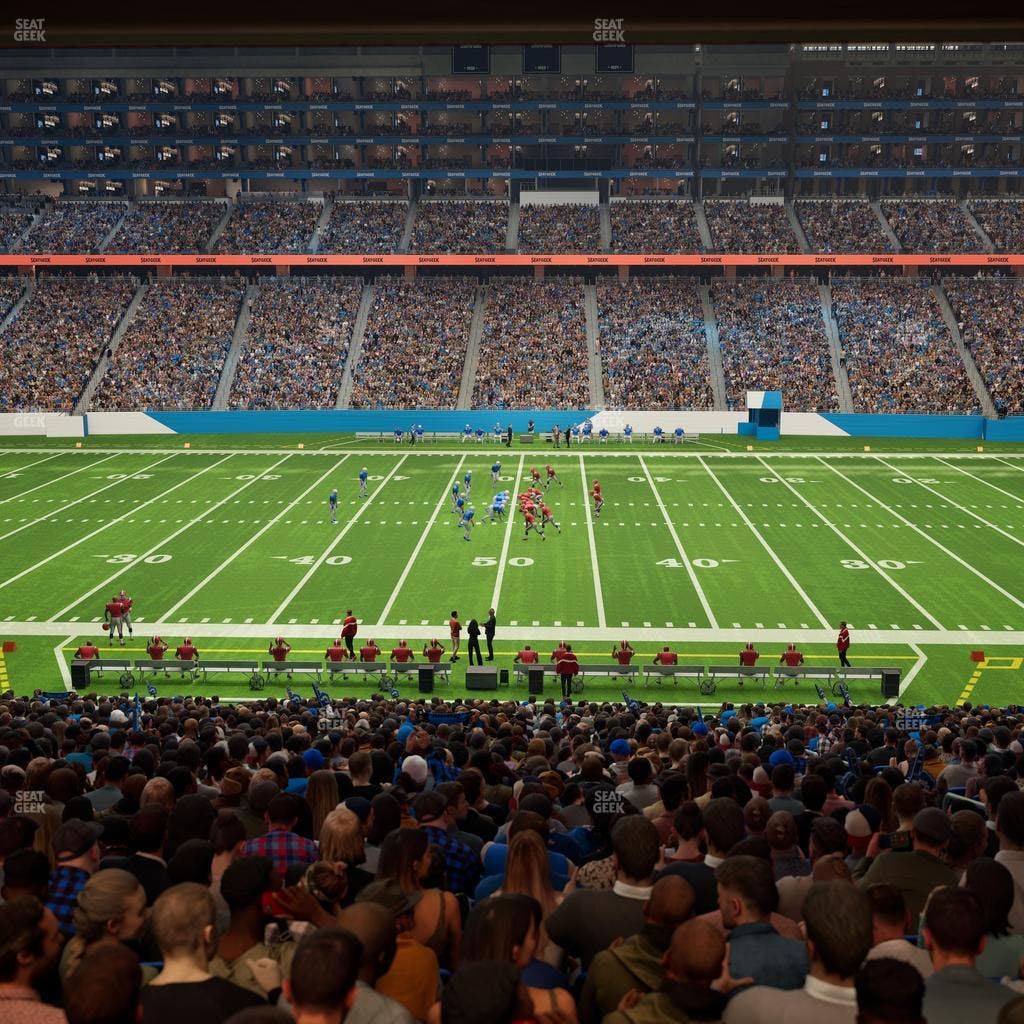 Ford Field - Section 127 Seat View