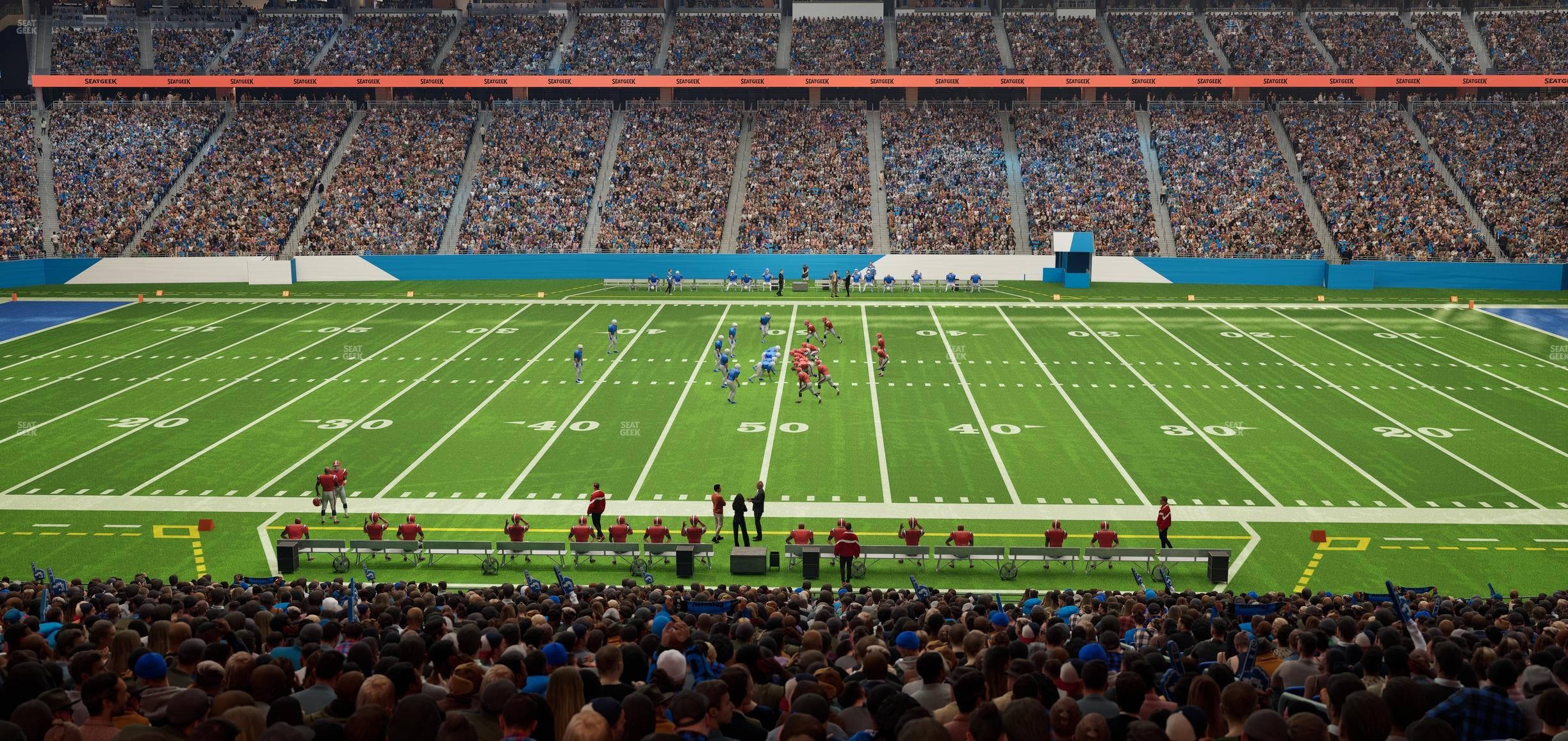 Ford Field - Section 127 Seat View