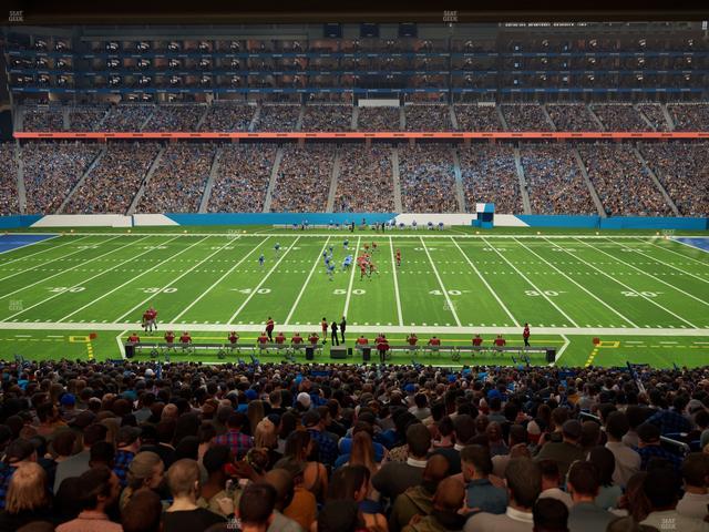 Ford Field - Section 127 Seat View