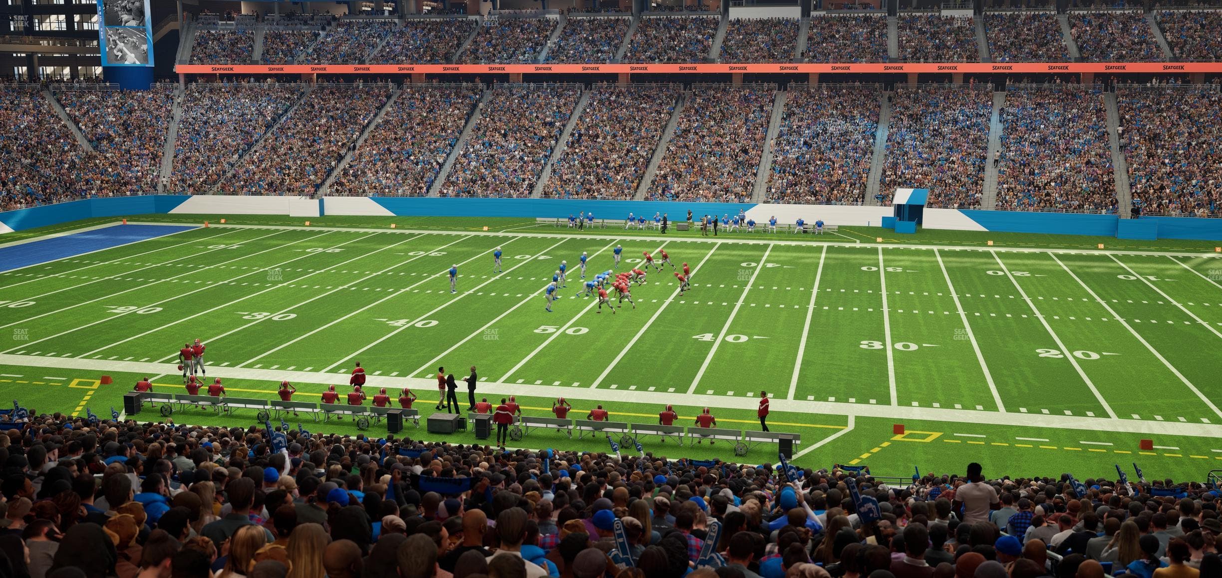 Ford Field - Section 128 Seat View