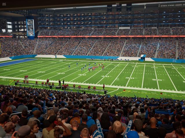 Ford Field - Section 129 Seat View