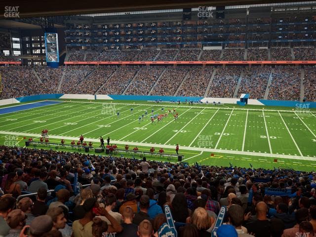Ford Field - Section 129 Seat View
