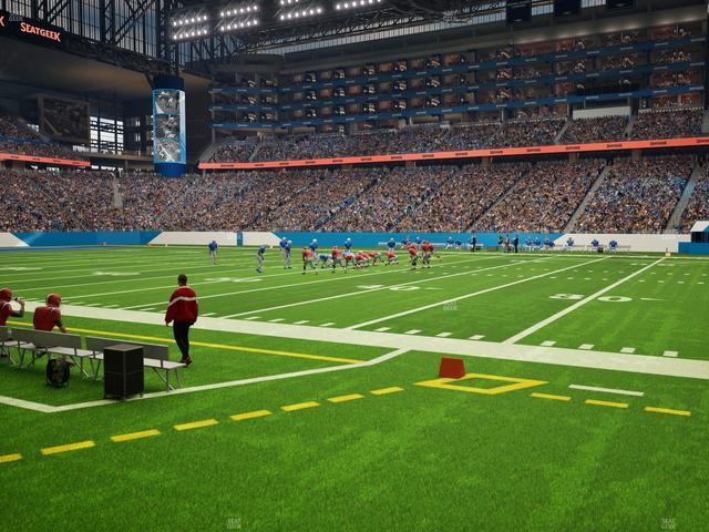 Ford Field - Section 129 Seat View