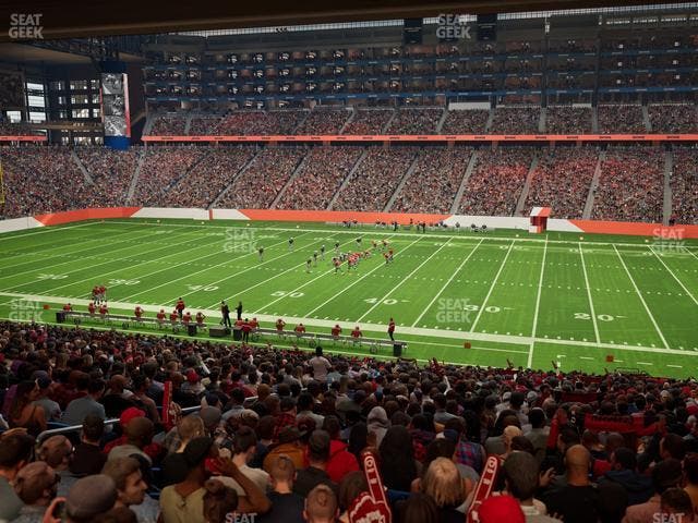 Ford Field - Section 129 Seat View
