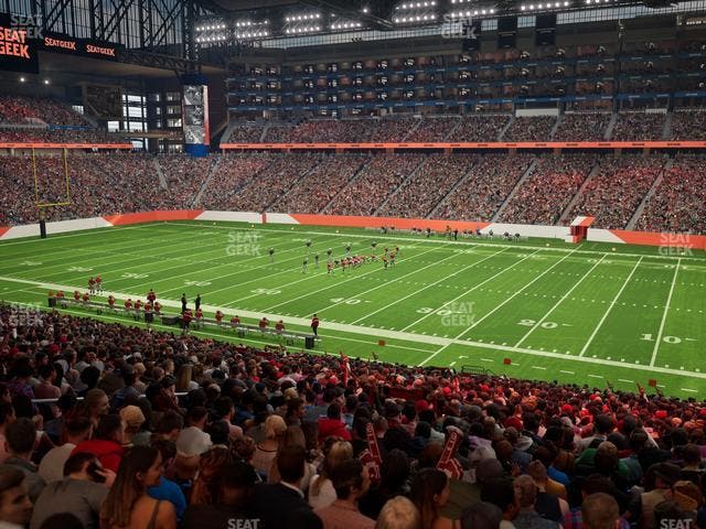 Ford Field - Section 130 Seat View
