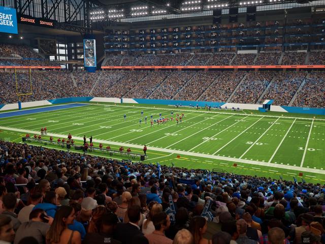 Ford Field - Section 130 Seat View