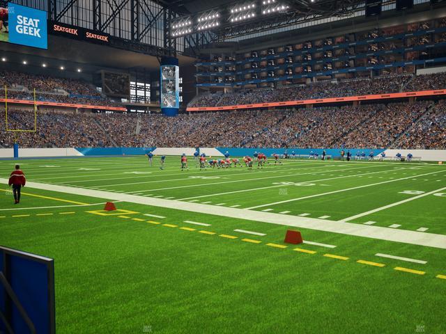 Ford Field - Section 130 Seat View