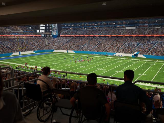 Ford Field - Section 131 Table 1 Seat View