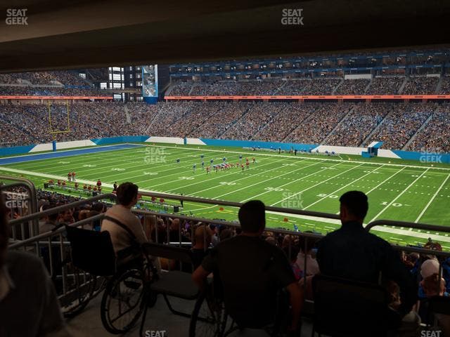 Ford Field - Section 131 Table 1 Seat View