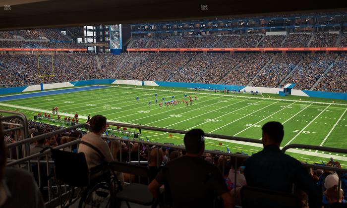 Ford Field - Section 131 Table 1 Seat View