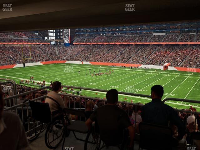 Ford Field - Section 131 Table 1 Seat View