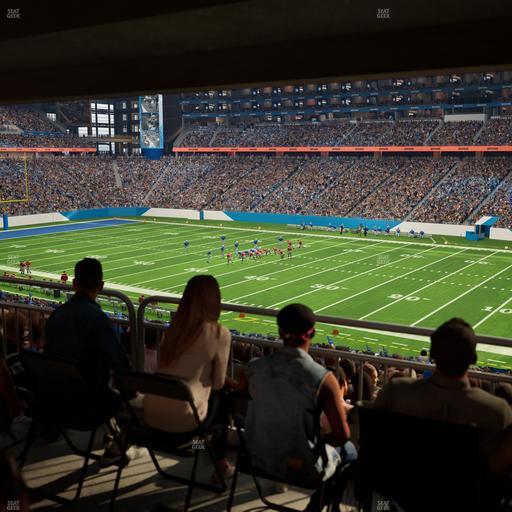 Ford Field - Section 131 Table 2 Seat View