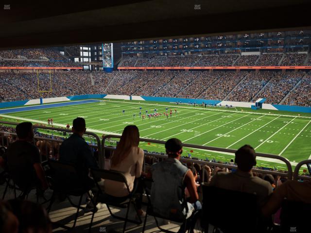 Ford Field - Section 131 Table 2 Seat View