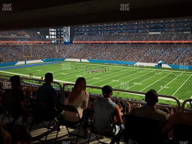 Ford Field - Section 131 Table 2 Seat View