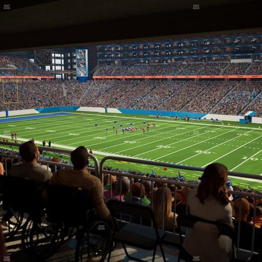 Ford Field - Section 131 Table 3 Seat View