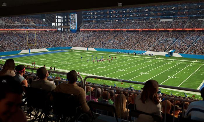 Ford Field - Section 131 Table 3 Seat View