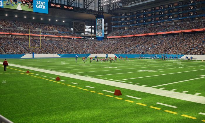 Ford Field - Section 131 Seat View