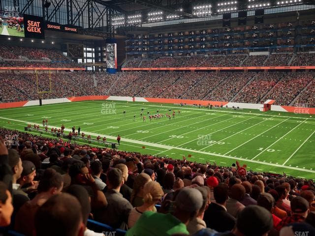 Ford Field - Section 131 Seat View