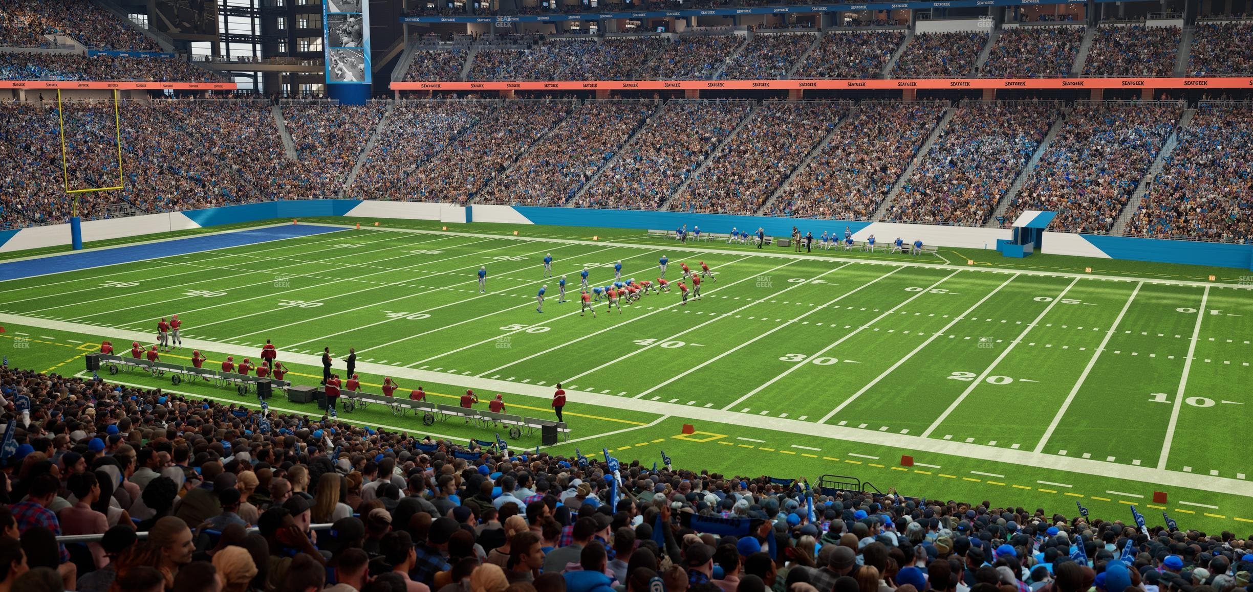 Ford Field - Section 131 Seat View