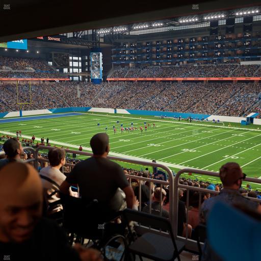 Ford Field - Section 132 Table 2 Seat View