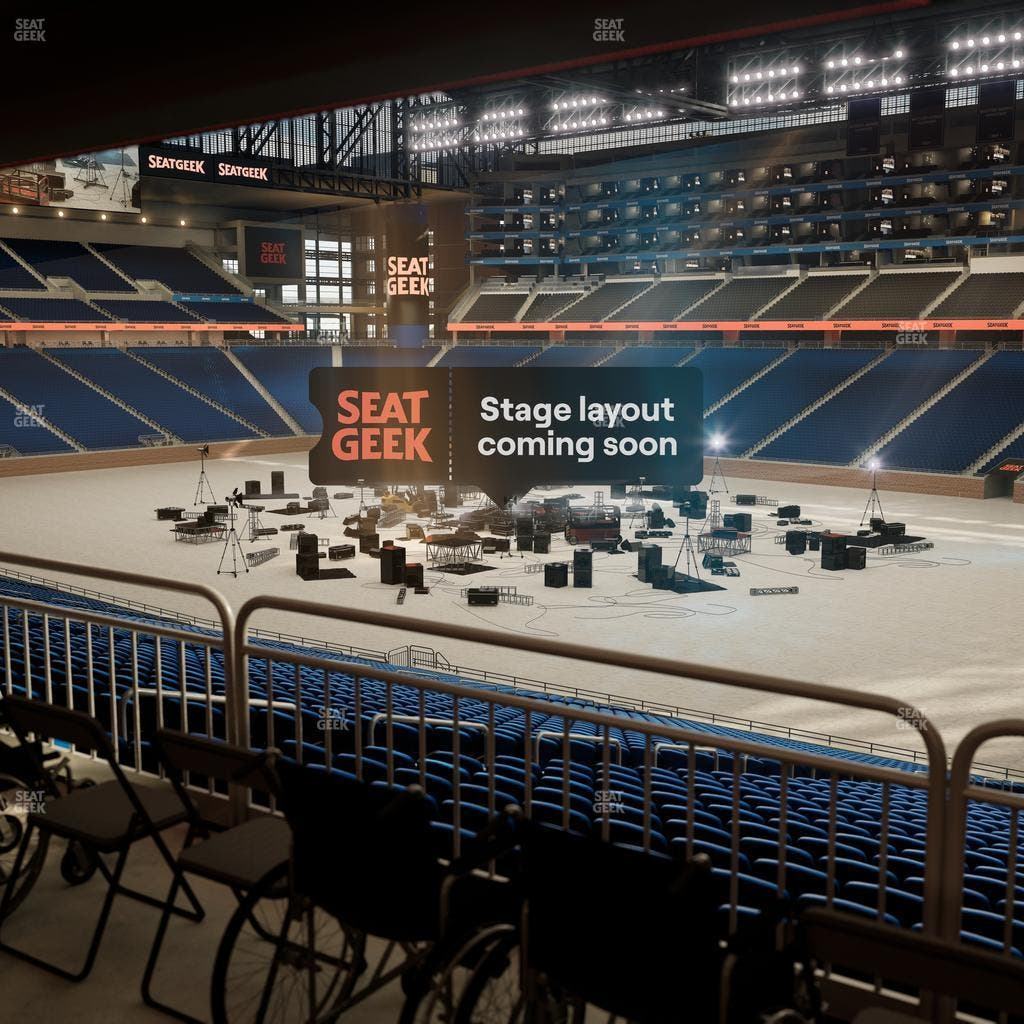 Ford Field - Section 132 Table 3 Seat View