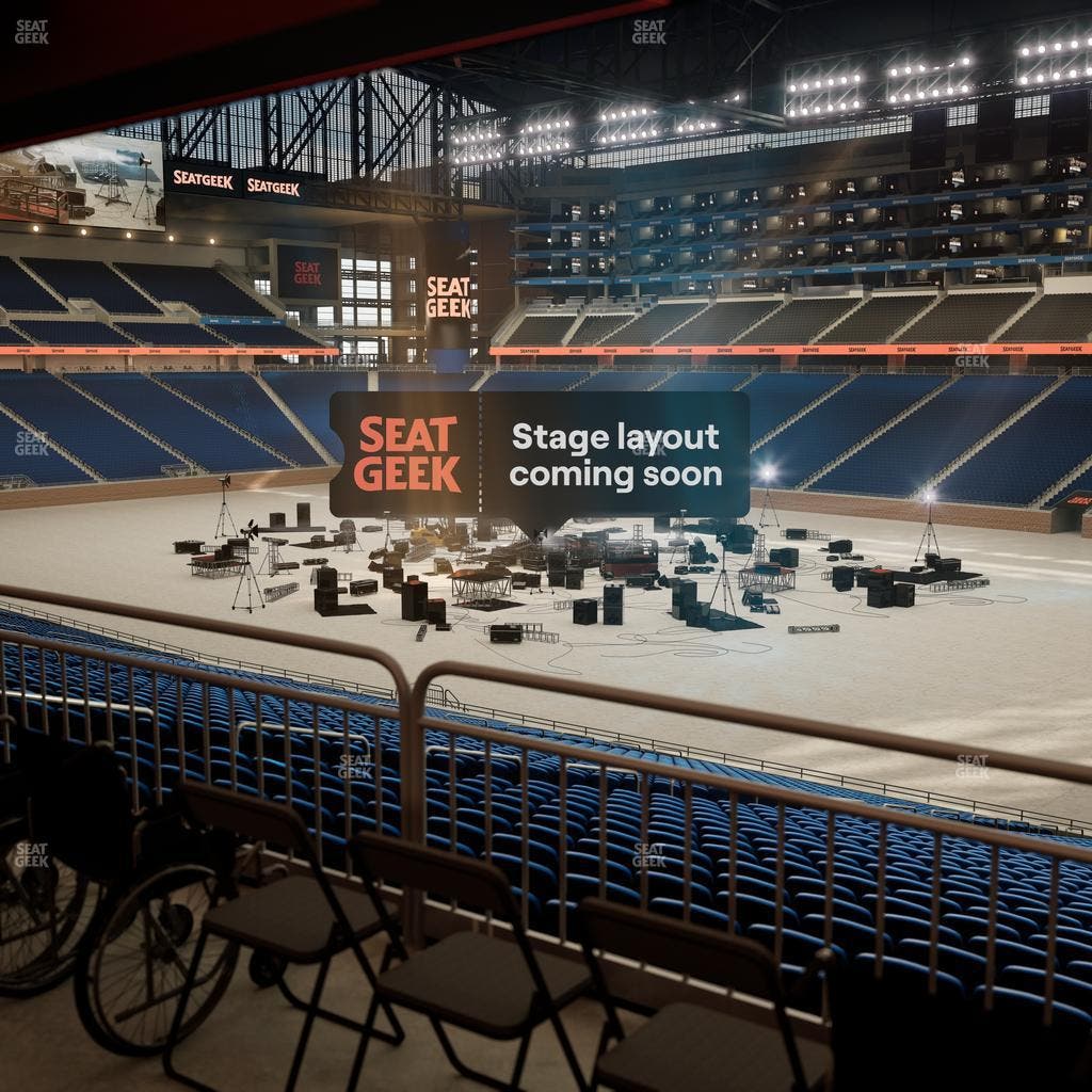 Ford Field - Section 132 Table 4 Seat View