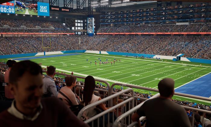 Ford Field - Section 132 Table 5 Seat View