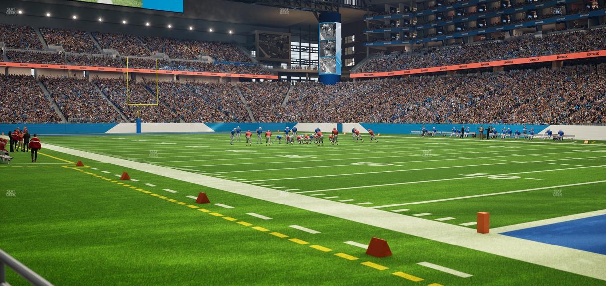 Ford Field - Section 132 Seat View