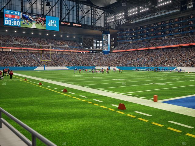 Ford Field - Section 132 Seat View