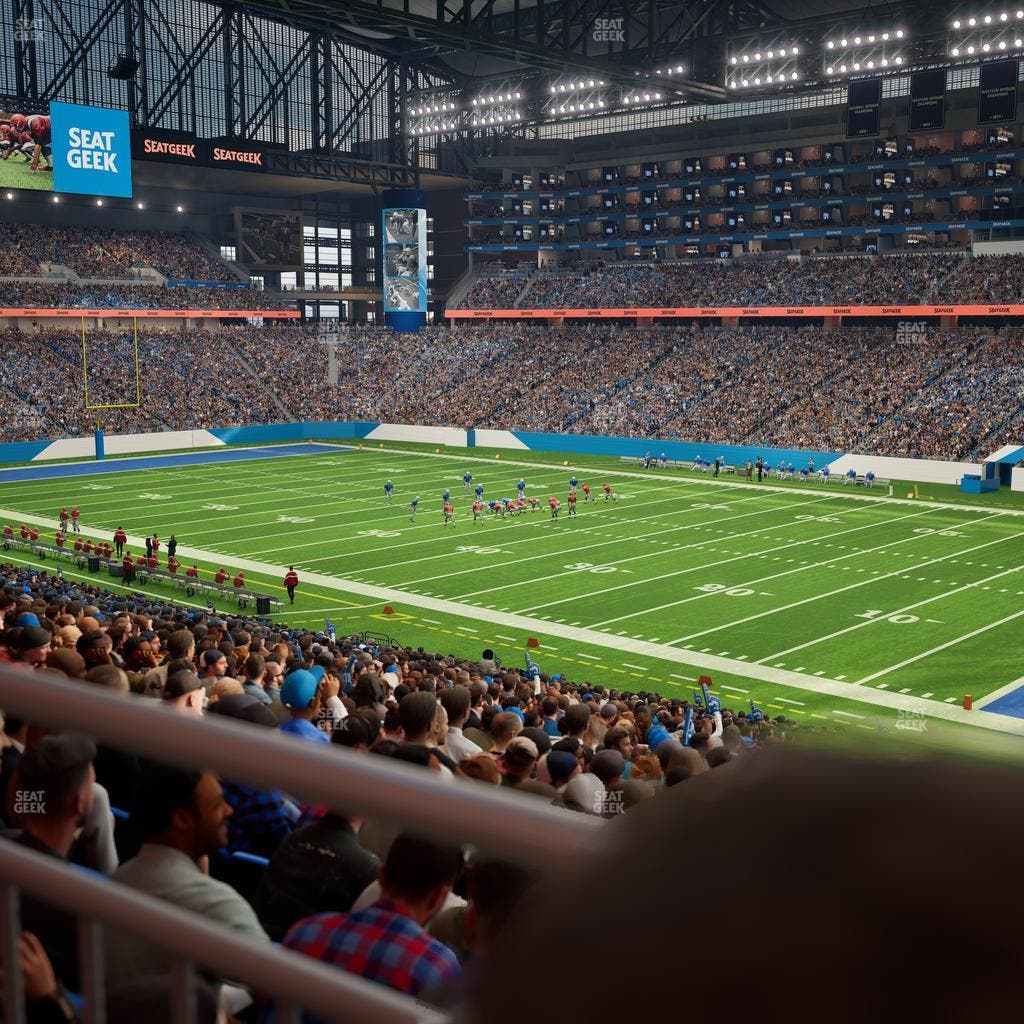 Ford Field - Section 132 Seat View