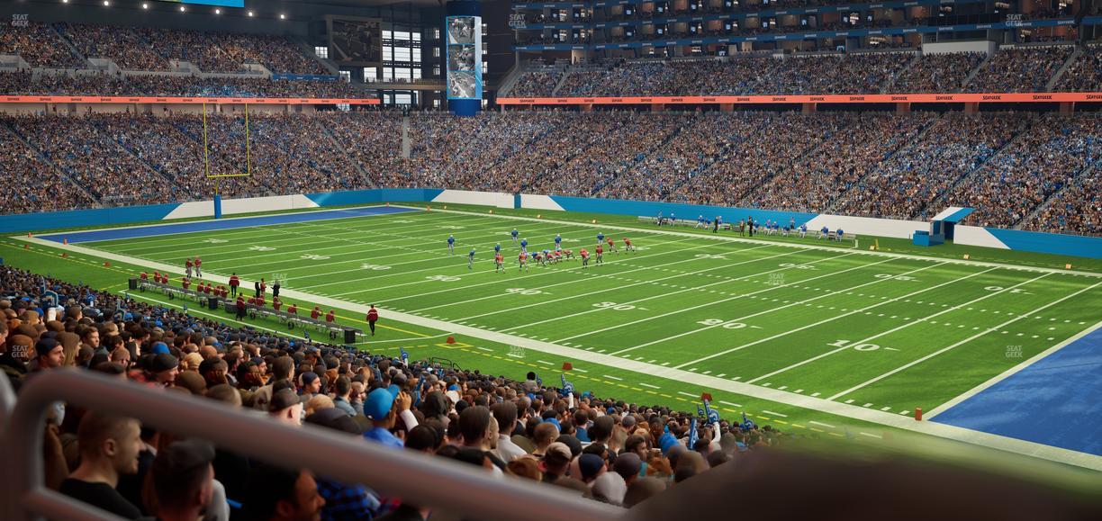 Ford Field - Section 132 Seat View