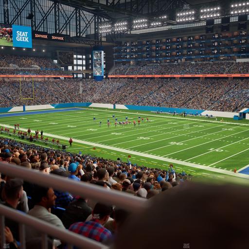 Ford Field - Section 132 Seat View