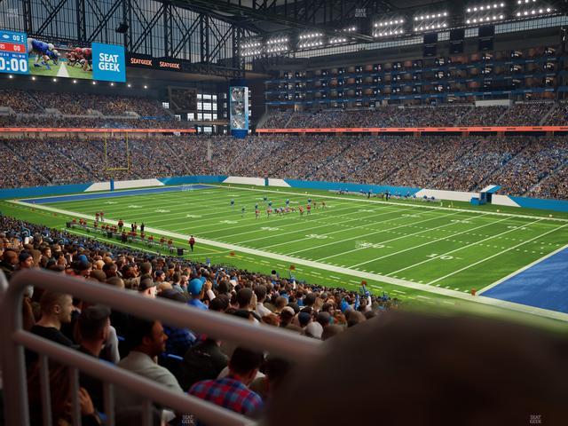 Ford Field - Section 132 Seat View