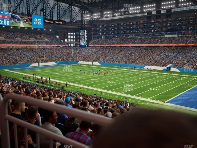 Ford Field - Section 132 Seat View