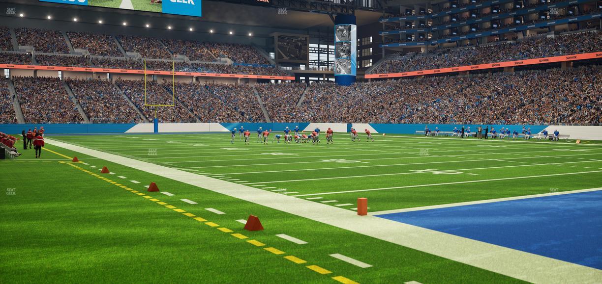 Ford Field - Section 133 Seat View