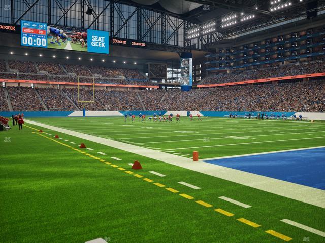 Ford Field - Section 133 Seat View