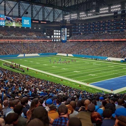 Ford Field - Section 133 Seat View
