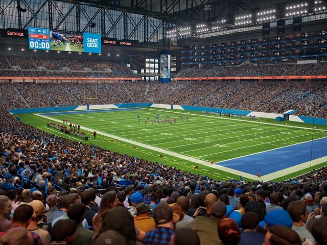 Ford Field - Section 133 Seat View